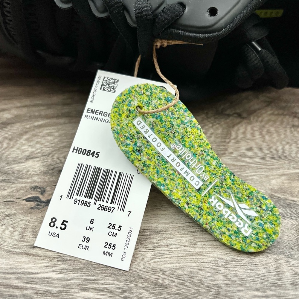 NIB Reebok Energen Run Fuel Foam Running Shoes Sneakers Black - Picture 14 of 15